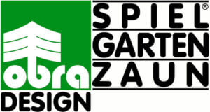 Das Logo von OBRA Design, einem Spielplatzgerätehersteller aus Österreich.